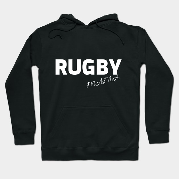 Rugby mama Hoodie by MarsdenPrints